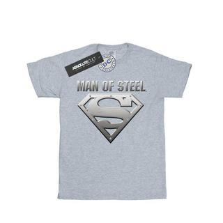 DC COMICS  Superman Man Of Steel Shield TShirt 