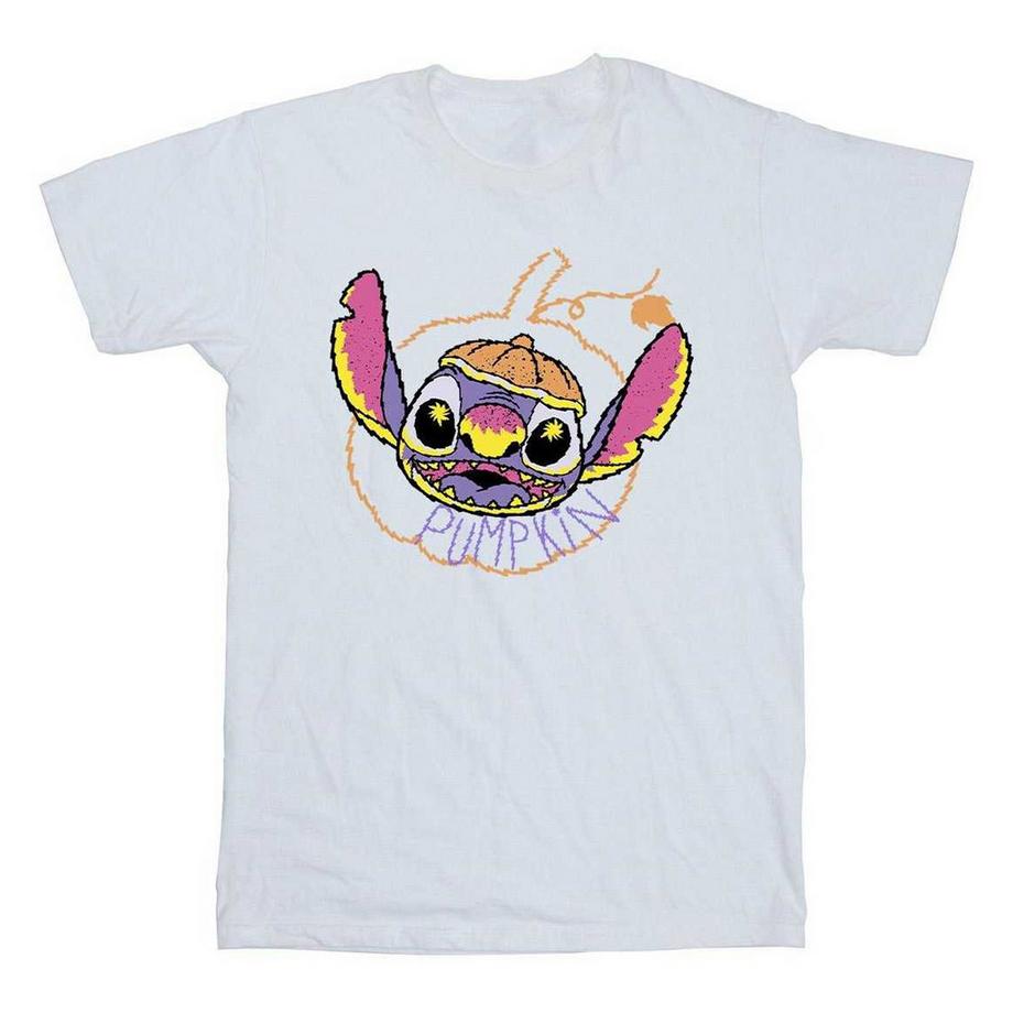 T-ShirtMotiftyle Tête De Citrouille