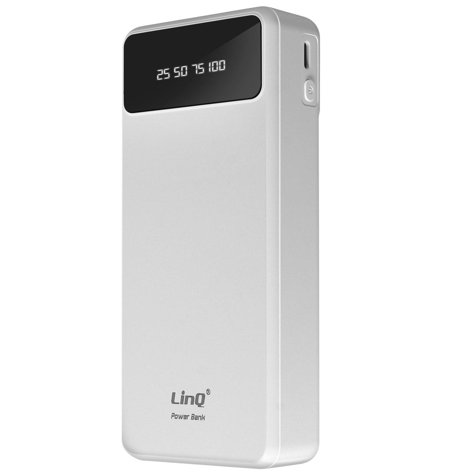 Avizar  Powerbank 25800mAh cavo 4in1 LinQ bianco 