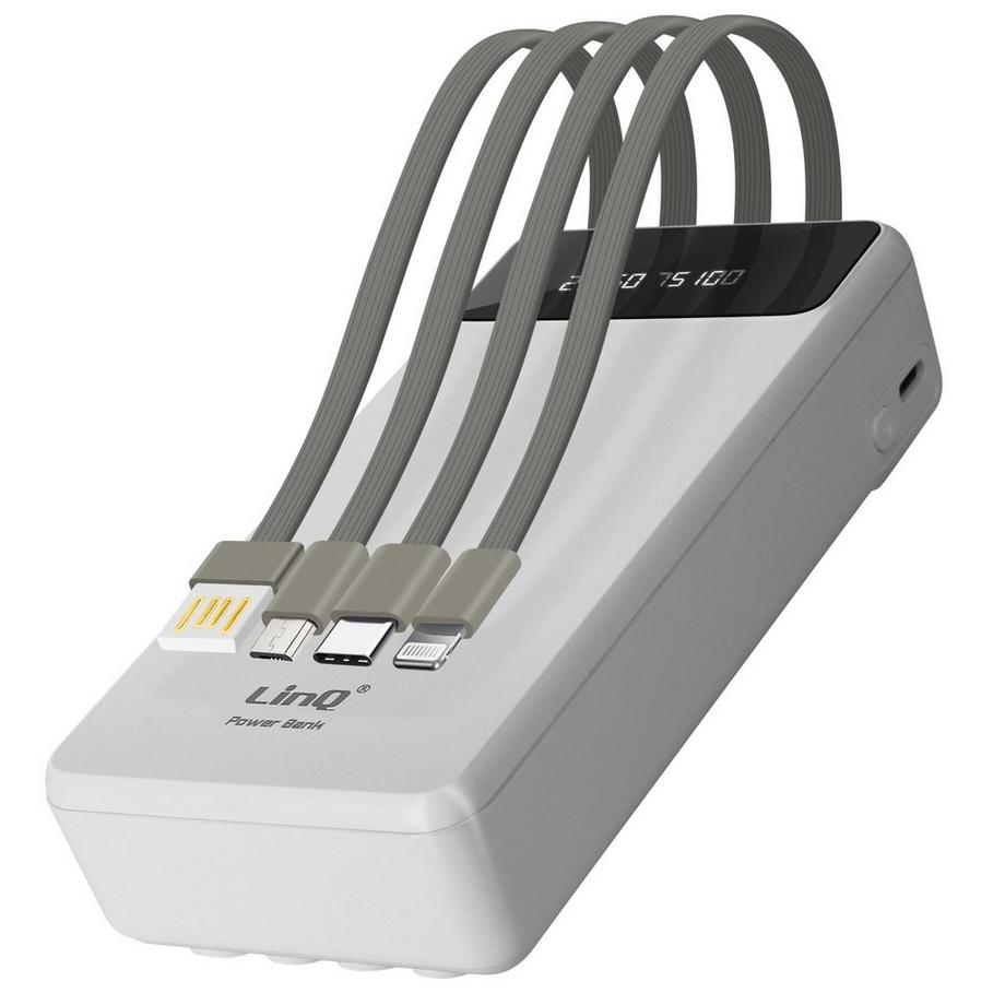 Powerbank 25800mAh Câble 4en1 LinQ