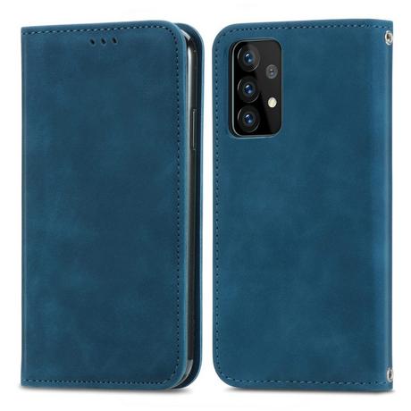 Cover-Discount  Galaxy A52 - Seidige Stand Flip Case Hülle 