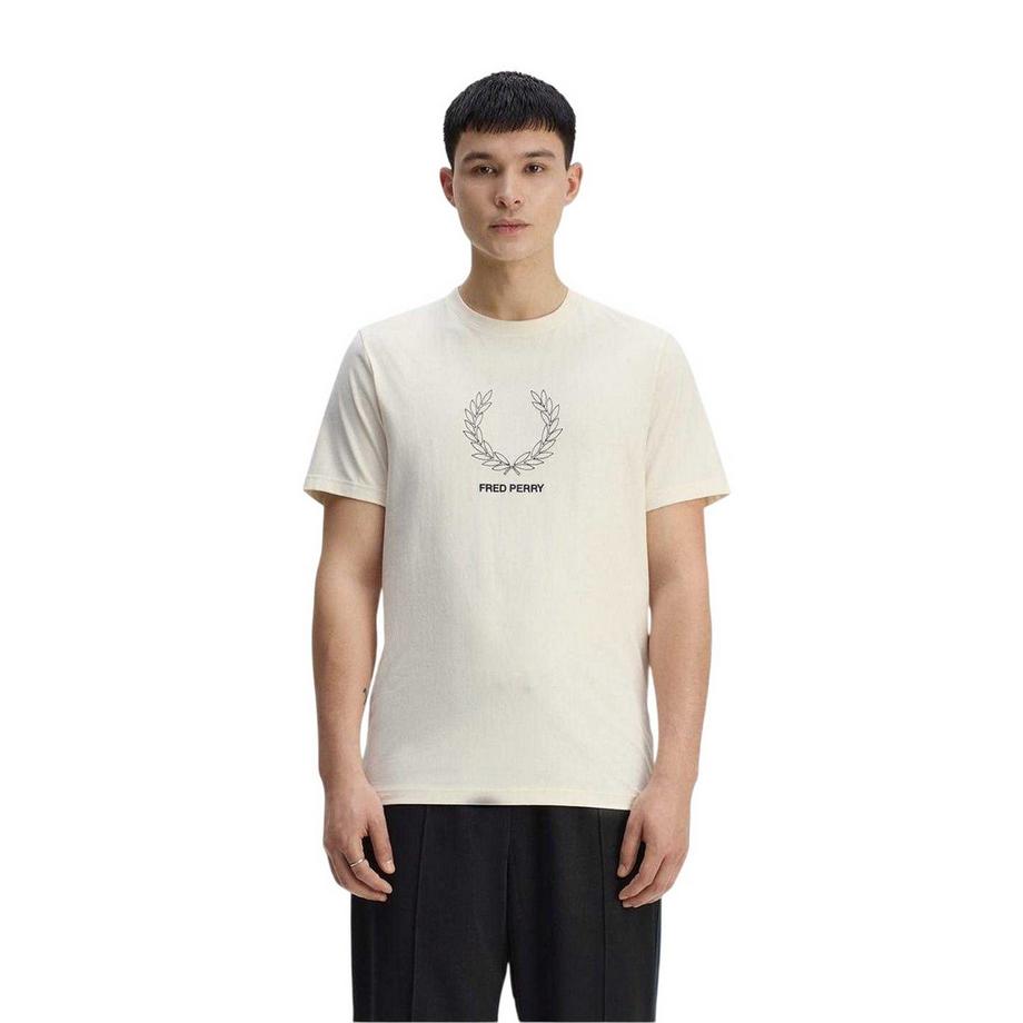 FRED PERRY  Maglietta Regolare Logo Corona 