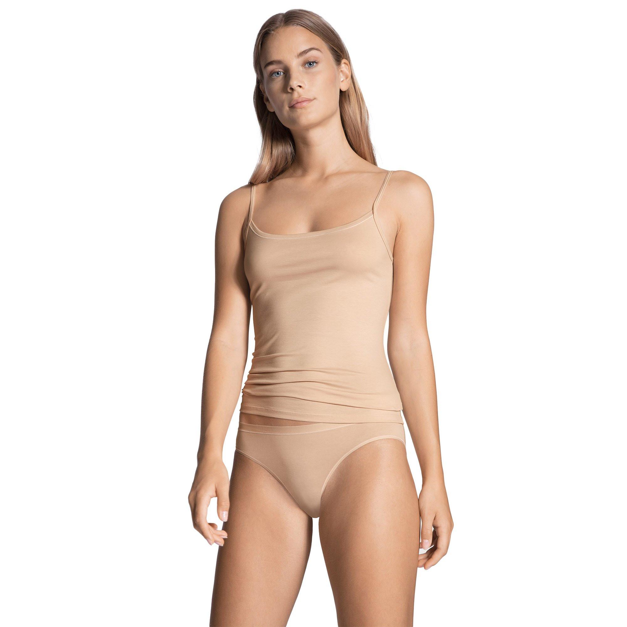 CALIDA Stretch Natural Comfort Spaghetti Top Confezione da 2  