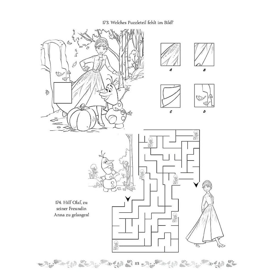 Panini  Die Eiskönigin 2: 365 Tage Mal- und Rätselspass 