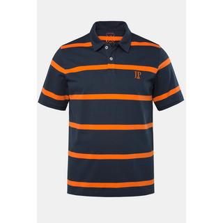 JP1880  Maglia polo in jersey con righe e mezze maniche, fino alla tg. 8XL 