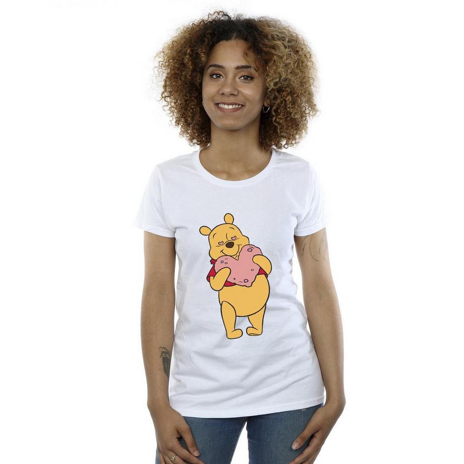 Disney Winnie the Pooh T-Shirt Stampa Cuore  