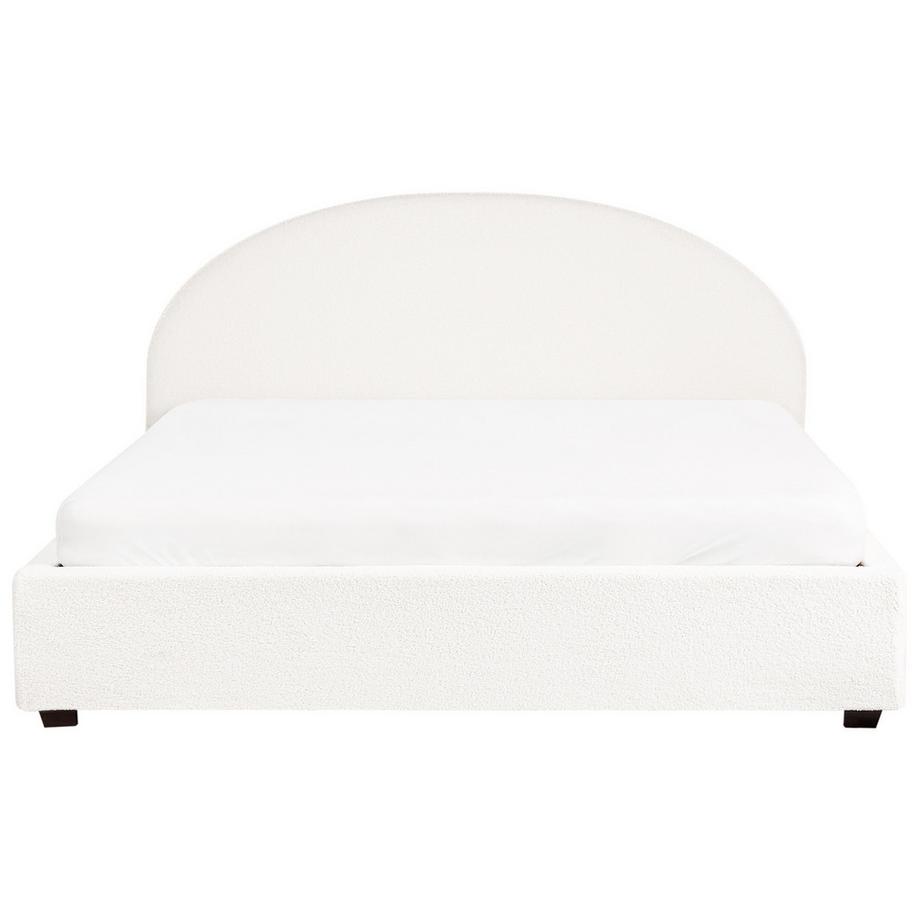 Beliani Letto contenitore en Bouclé  VAUCLUSE  