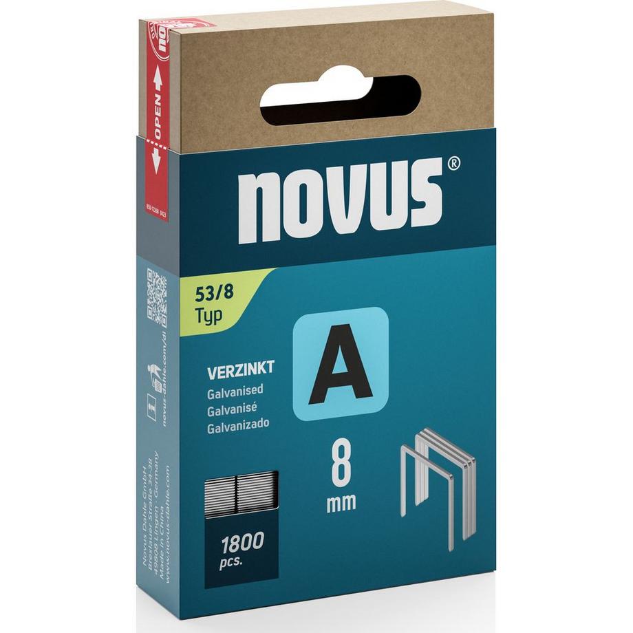 Feindrahtklammern 1800 Stk. Kartonverpackung