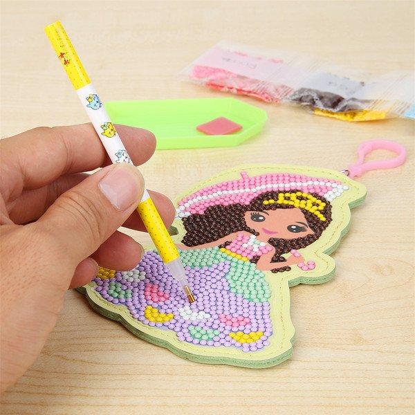 Cover-Discount  DIY ensemble de bricolage Pendentif strass-pierre scintillant Princesse 