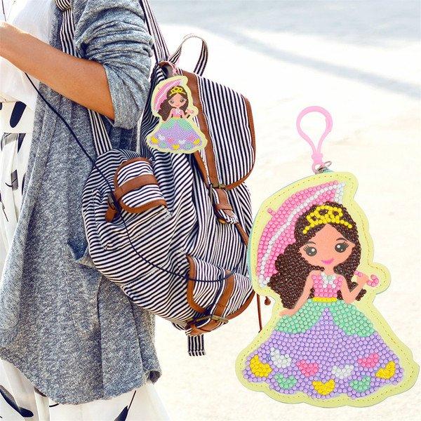 Cover-Discount  DIY ensemble de bricolage Pendentif strass-pierre scintillant Princesse 