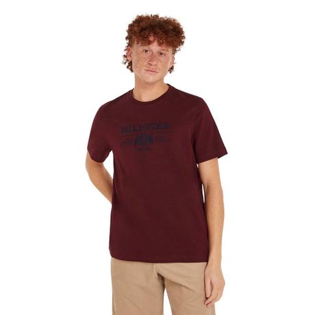 TOMMY HILFIGER T-shirt à manches courtes avec logo brodé  