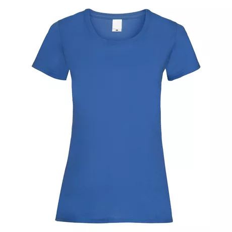 Universal Textiles  Value Fitted Kurzarm Freizeit TShirt Blu