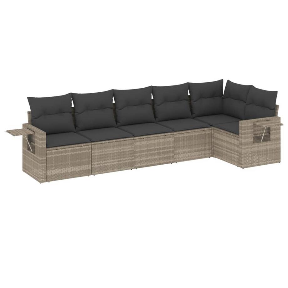 set divano da giardino Polirattan