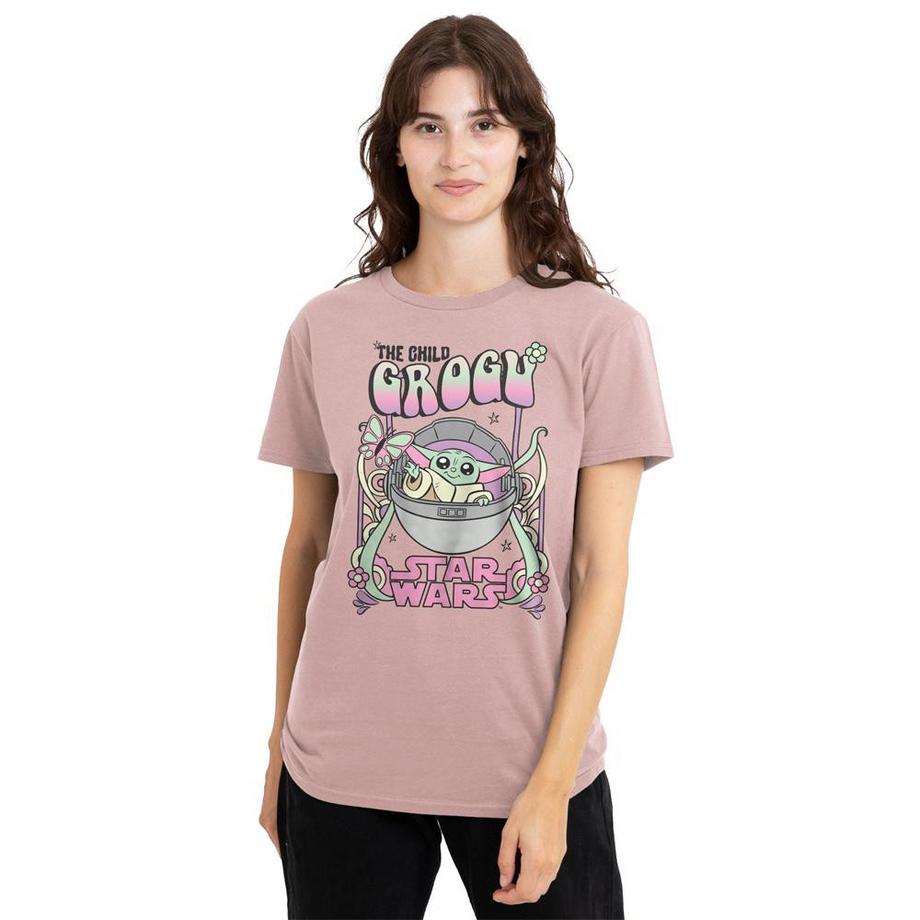 STAR WARS T-Shirt Hippie con Stampa Grogu  