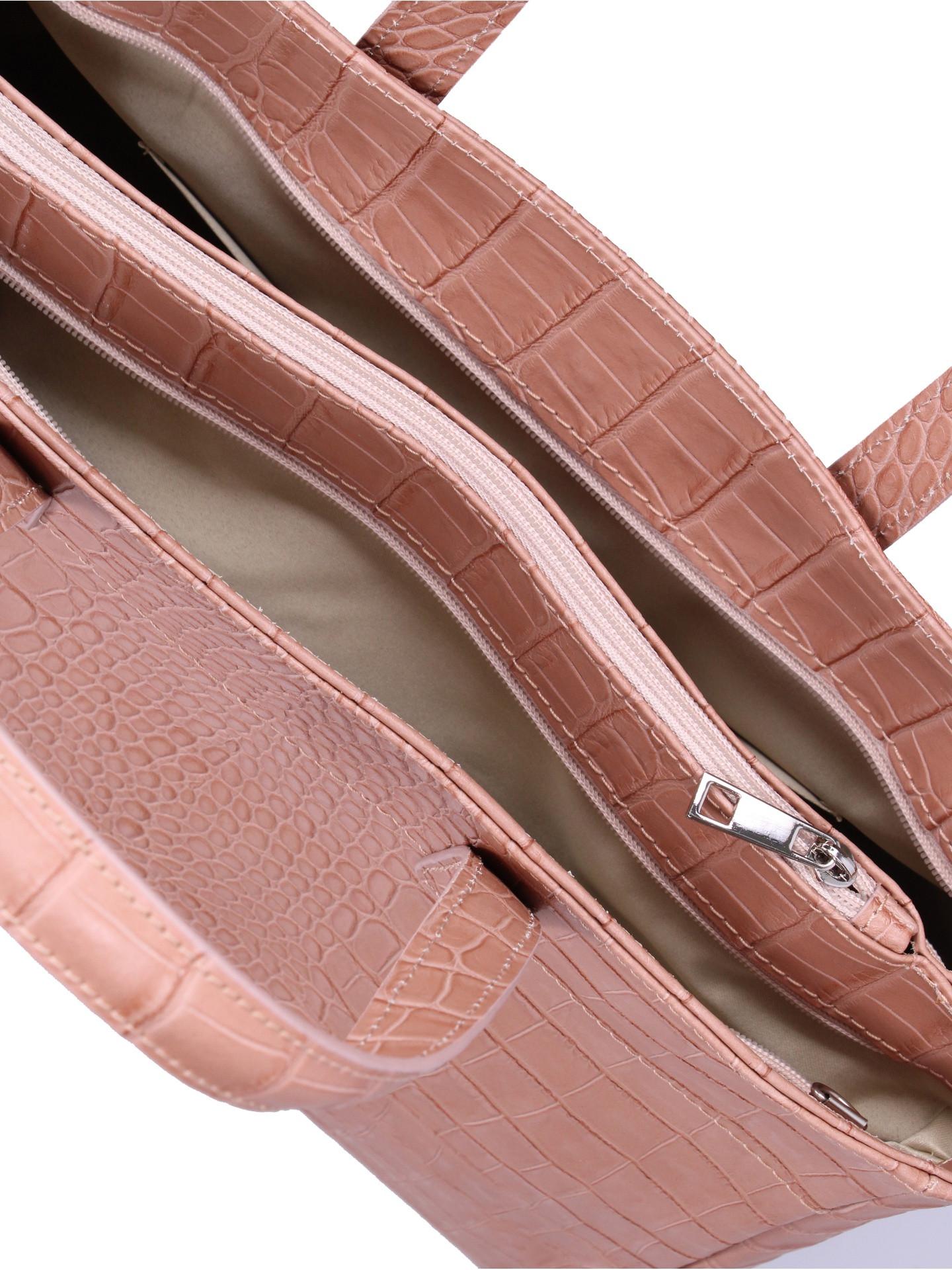 Gave Lux Sac à main Liviana Nova gaufré croco  