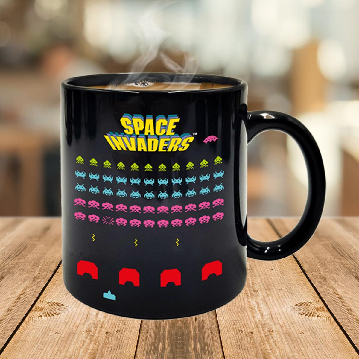 Mad Monkey Mug Space Invaders à changement de couleur  