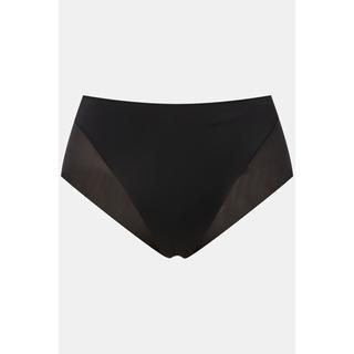 Ulla Popken  Culotte maxi aspect string à empiècements en mesh sur le côté 