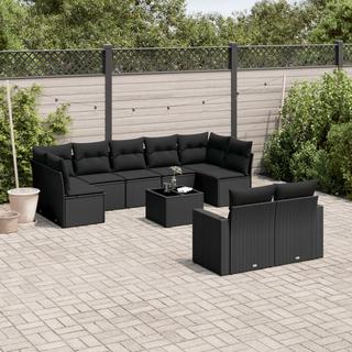 VidaXL set divano da giardino Polirattan  