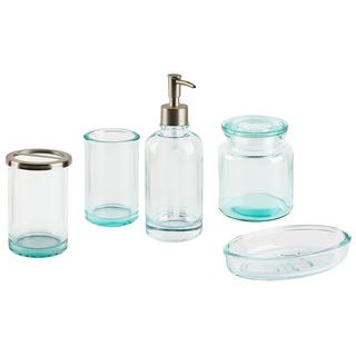 Beliani Set accessoires de salle de bain en Verre Moderne AMARGA  