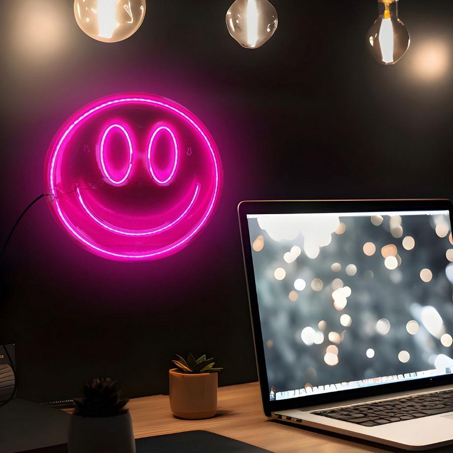 Mad Monkey Lampe à face souriante  