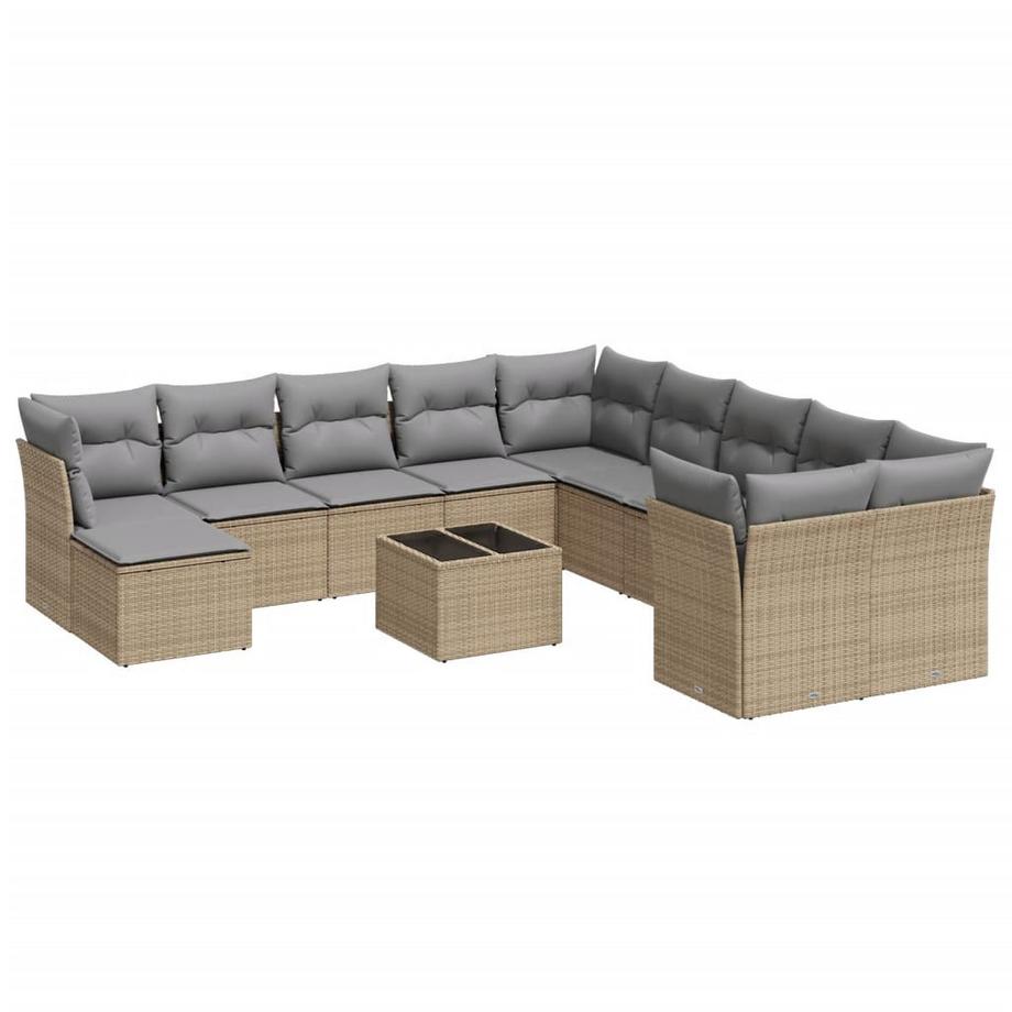 set divano da giardino Polirattan