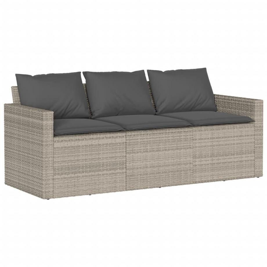VidaXL Ensemble de canapés de jardin rotin synthétique  