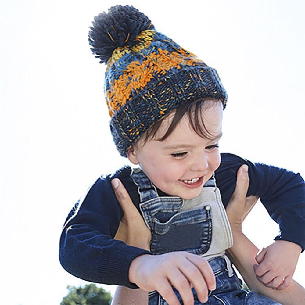 Beechfield Corkscrew Berretto in maglia con pompon  