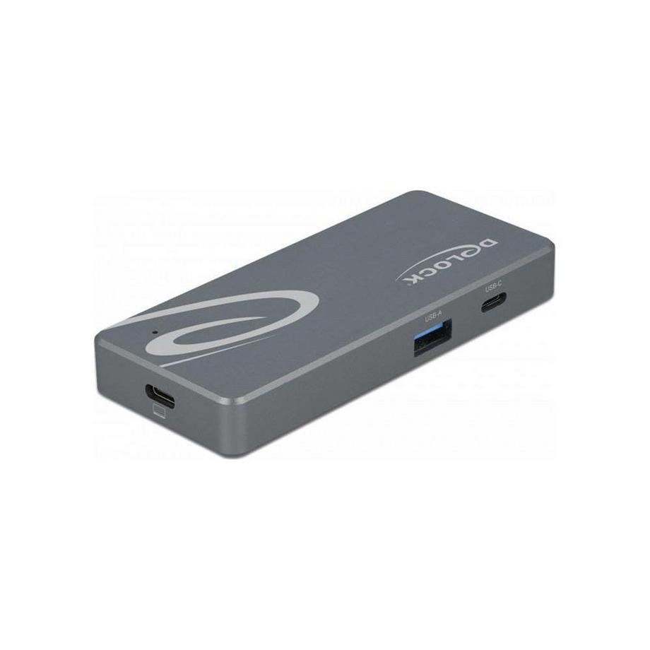 DeLock  LECTEUR DE CARTE USB TYPE-C POUR CARTES M?MOIRES CFAST ET SD + USB HUB AVEC PORT TYPE-A ET USB TYPE-C 