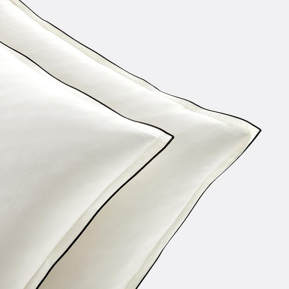 La Redoute Intérieurs Victor Uni Satin de Coton Taie d'Oreiller  