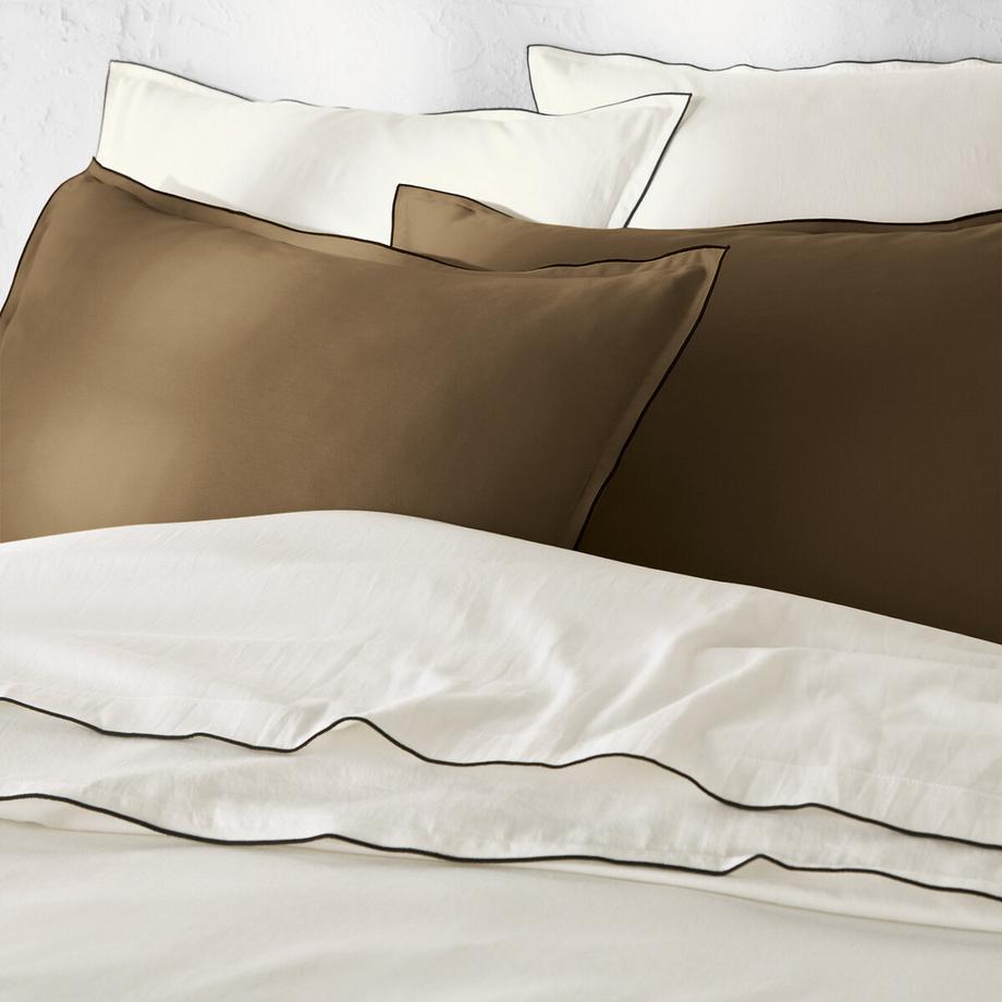 La Redoute Intérieurs Victor Uni Satin de Coton Taie d'Oreiller  