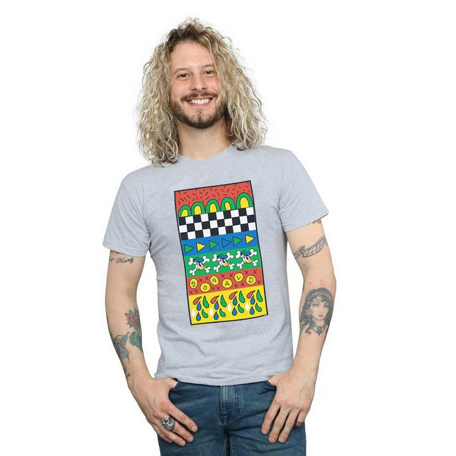 Disney Donald Duck T-Shirt Stampa Astratta  