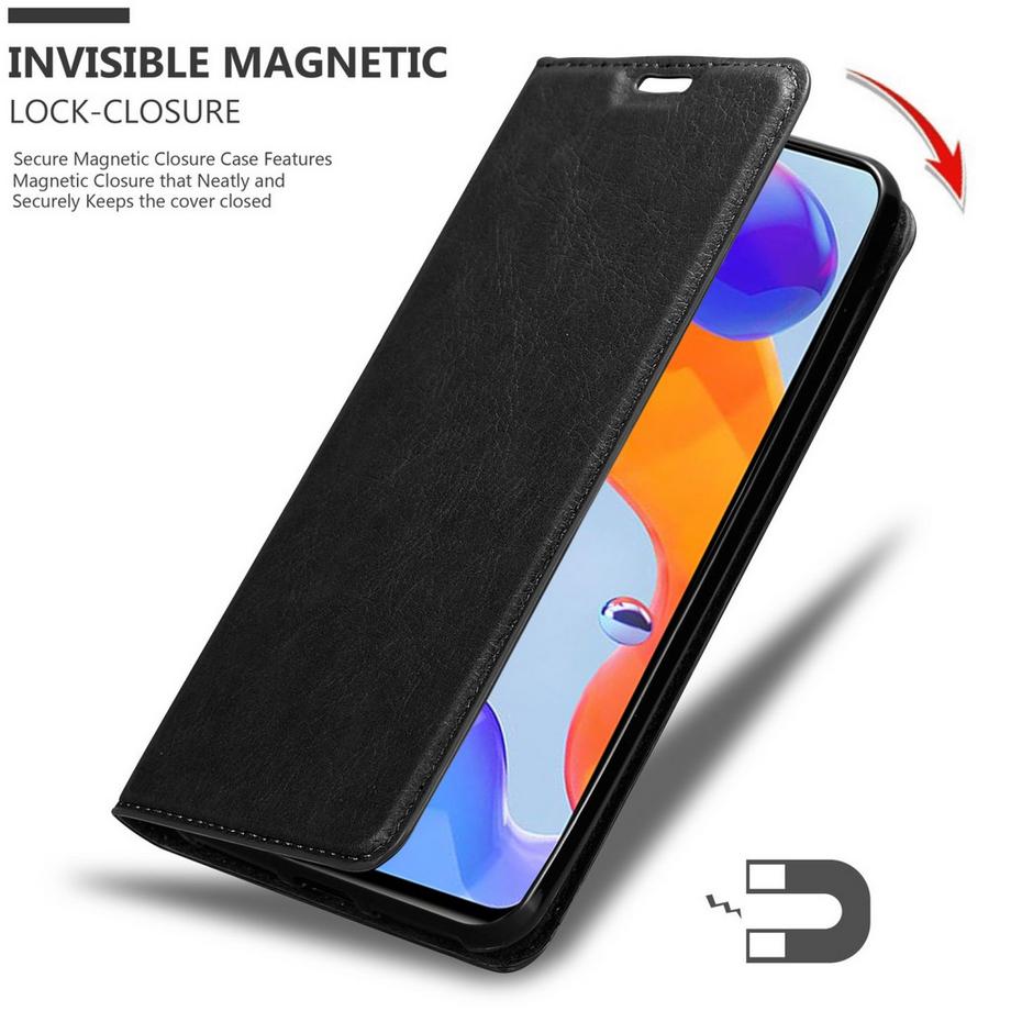 Cadorabo  Hülle für Xiaomi RedMi NOTE 11 PRO 4G  5G Magnetverschluss, Kartenfach 