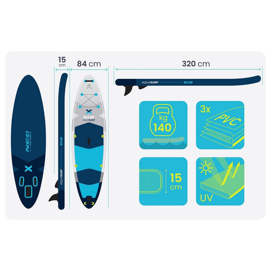 B2X  SUP Board Aquasurf 320 