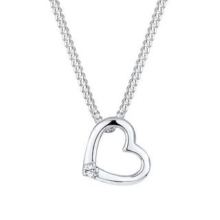 Elli  Collier Femmes Pendentif Coeur Avec Cristal 