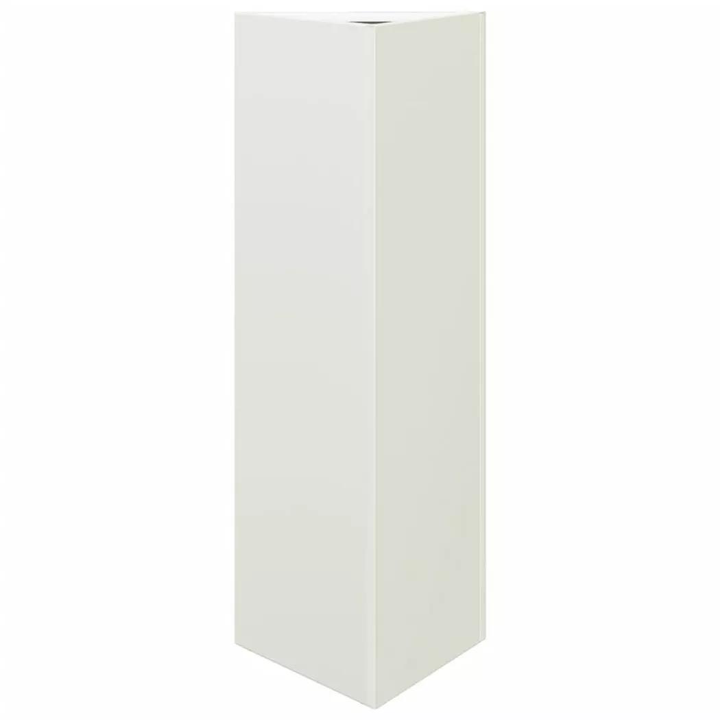 Vidaxl - Jardinière blanc triangulaire 30x26x75 cm acier