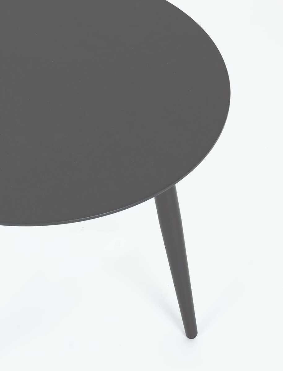 mutoni Jardin Table d&#039;appoint Ridley 50x50 anthracite  