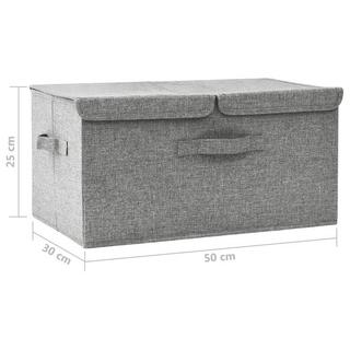 VidaXL Boîte de rangement tissu  