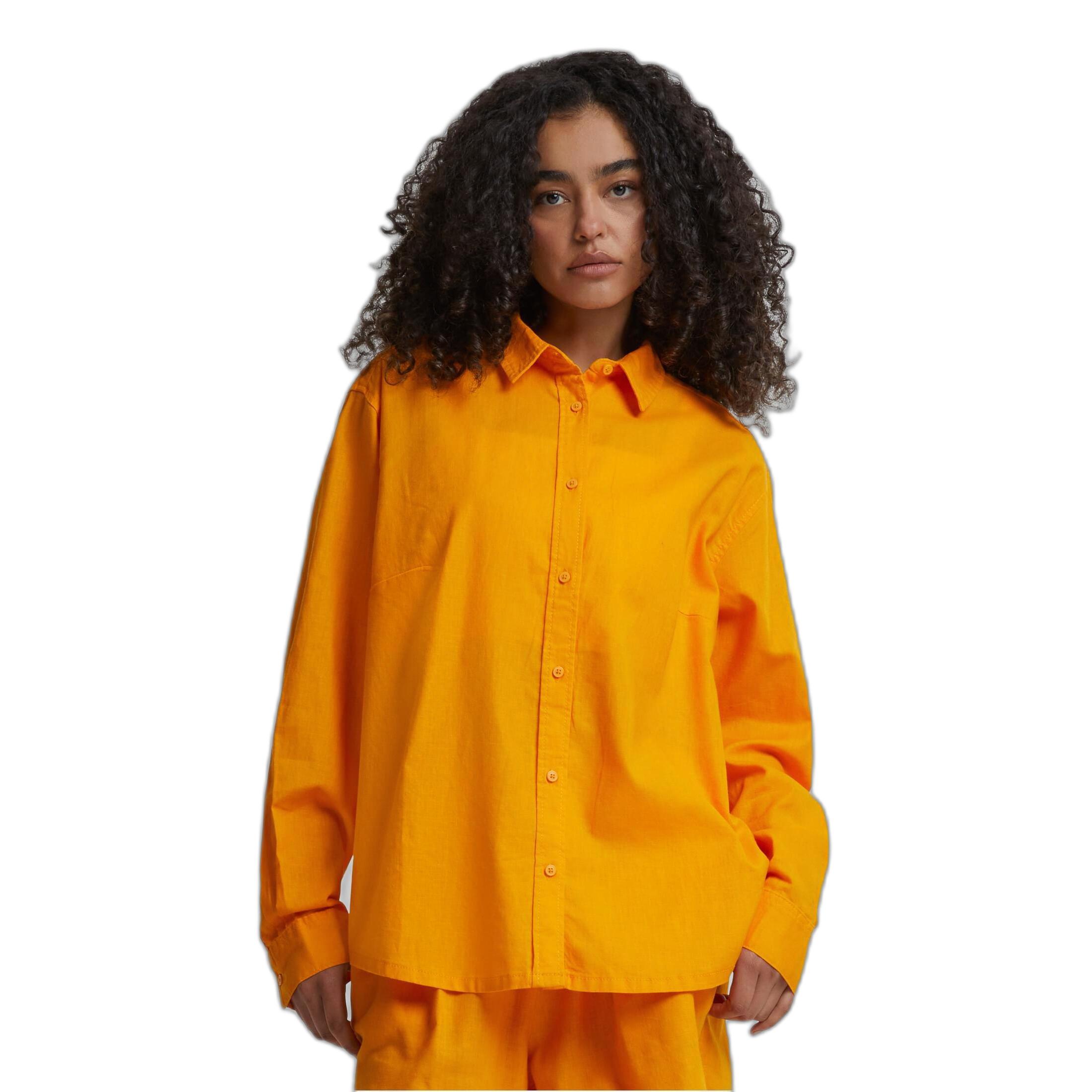 URBAN CLASSICS  camicia oversized in misto ino urban cassics 