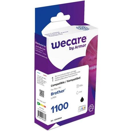 wecare  WECARE Tinte rebuilt schwarz LC-1100BKWE zu Brother MFC-6490CW 17ml 