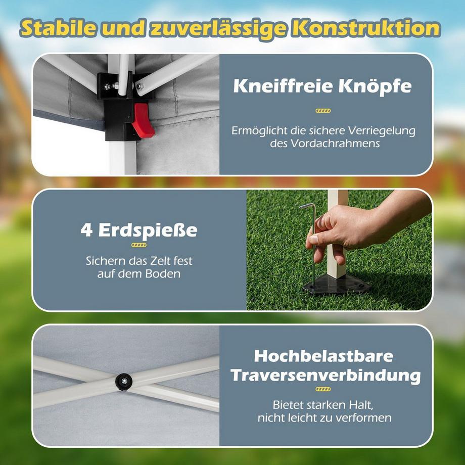 Northix Pop-Up-Pavillon, wasserdicht  