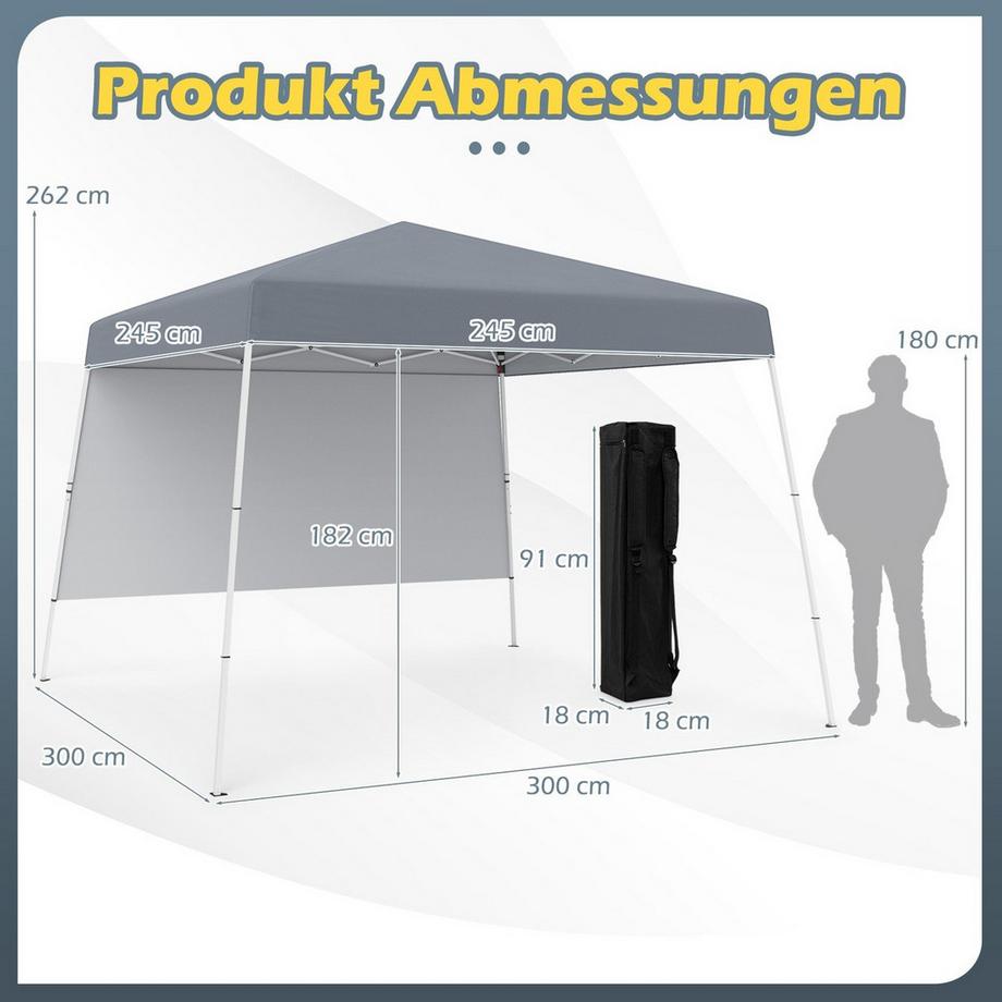 Pop-Up-Pavillon, wasserdicht