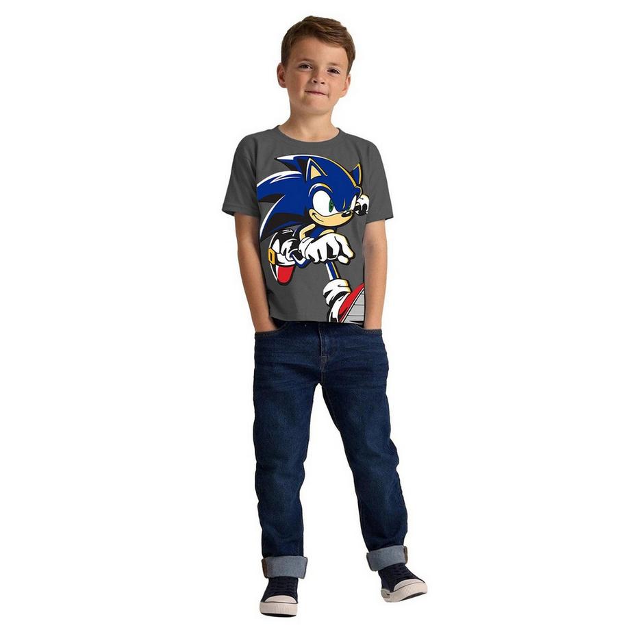Sonic The Hedgehog  T-Shirts Motiftyle Personnages (Pack de trois) 