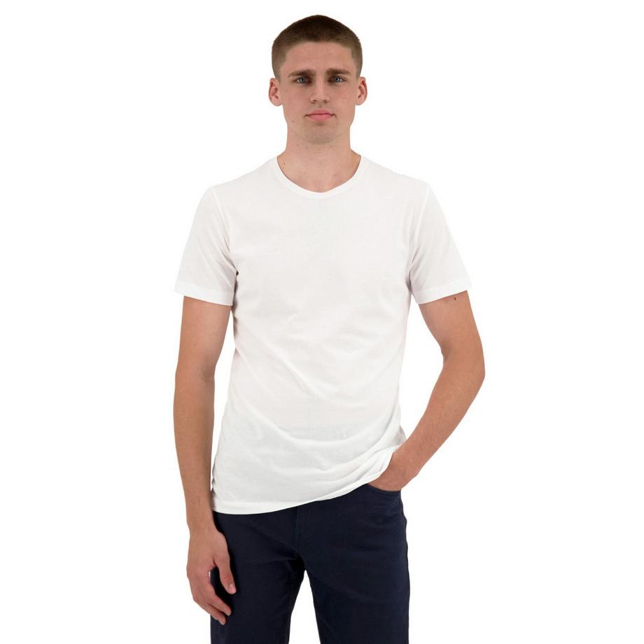 Ragman T-Shirt  2er Pack Bequem sitzend-Body Fit Rundhals T-Shirt 2P  