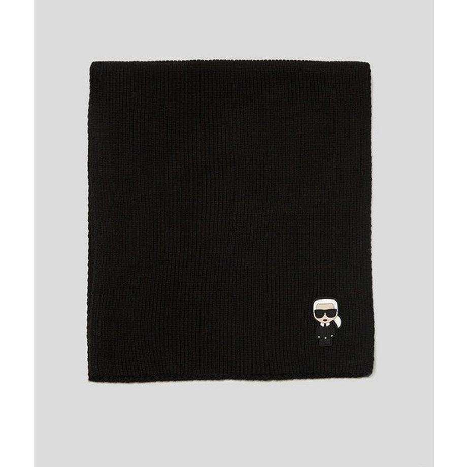 KARL LAGERFELD Ikonik Patch Sciarpa in Maglia  