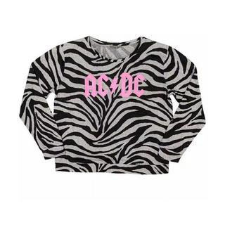 AC/DC ACDC Langarm Zebra Print Schlafanzug Set  