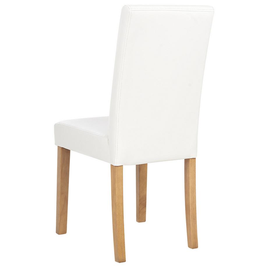 Beliani Esszimmerstuhl 2er Set aus Kunstleder  BROADWAY  