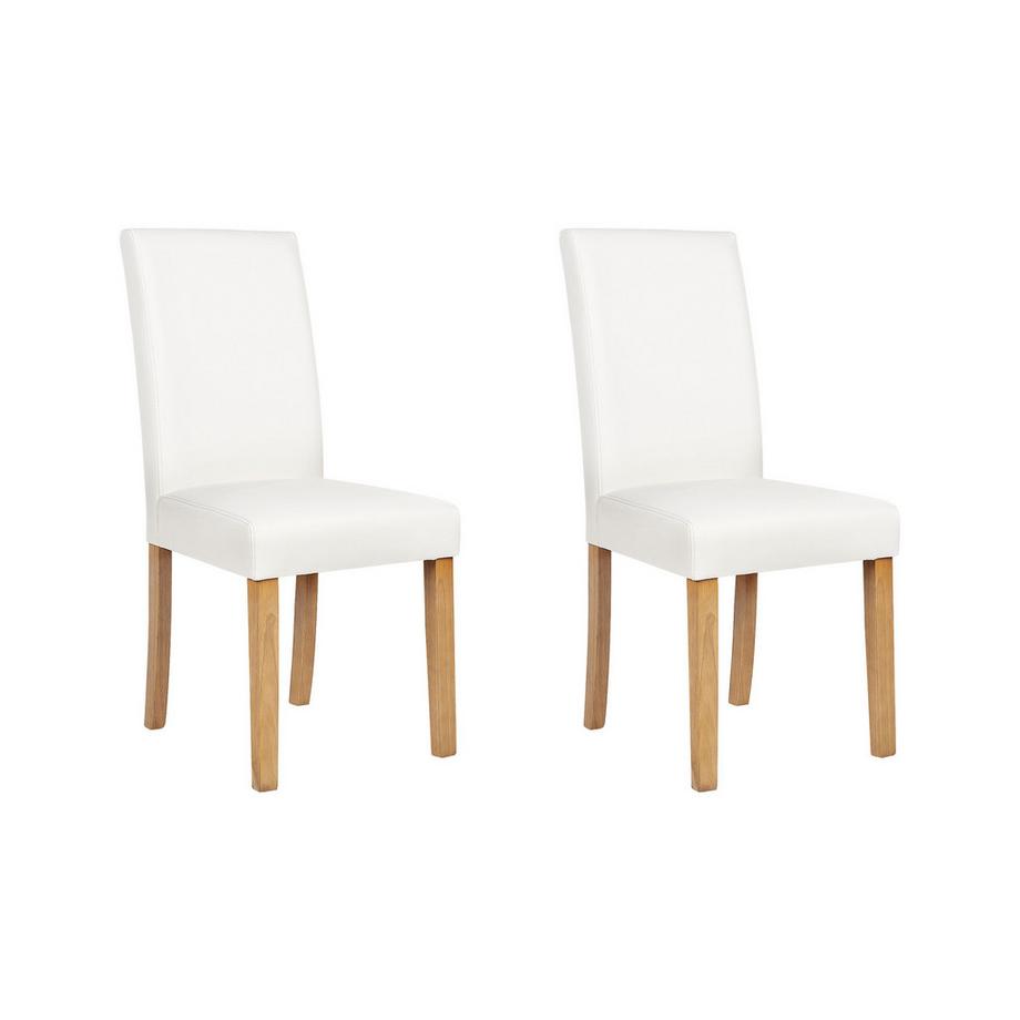 Esszimmerstuhl 2er Set aus Kunstleder  BROADWAY