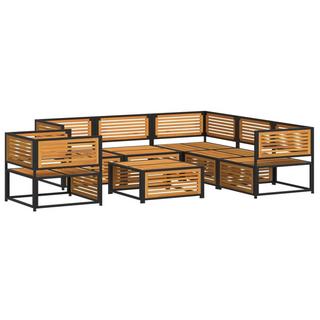 VidaXL set salotto da giardino Legno  