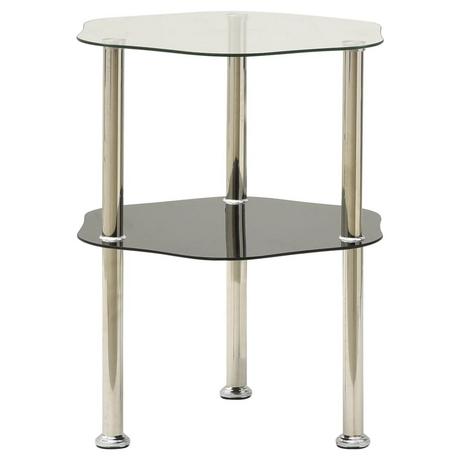 VidaXL Table d'appoint verre  