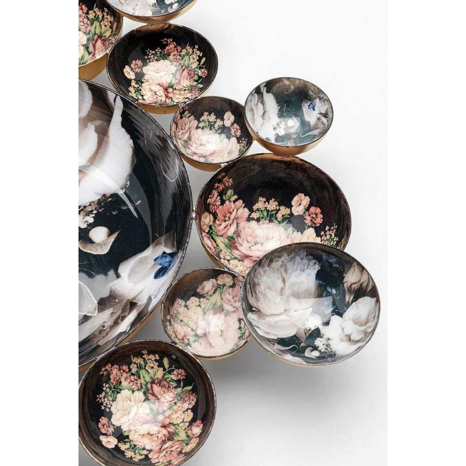 KARE Design  Deko Schale Wild Roses rund 40 